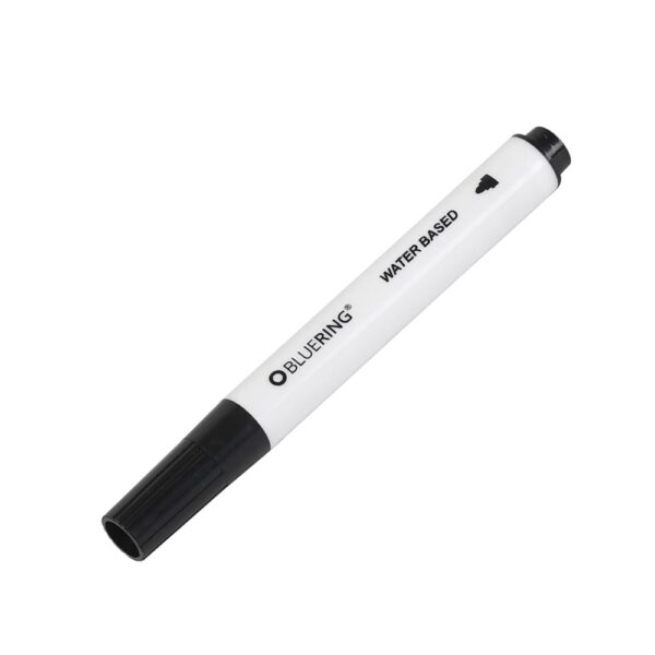 Flipchart marker rostiron vizes kerek vegu 3mm Bluering fekete i515534