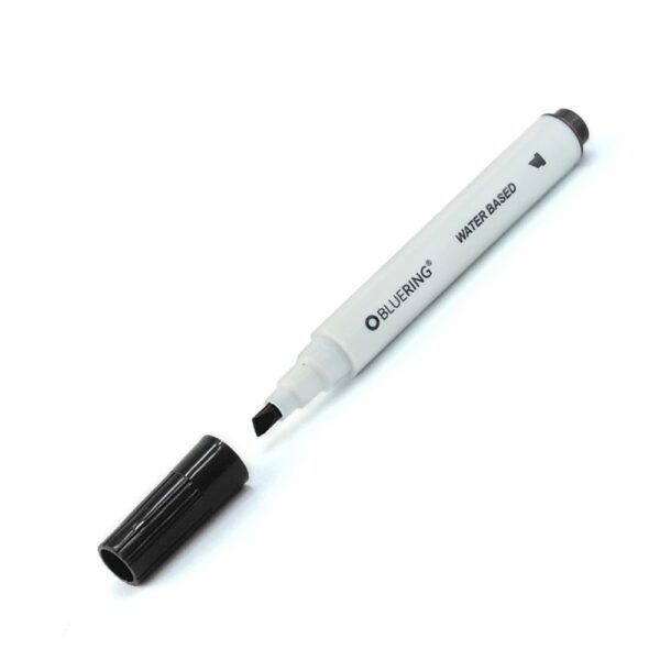 Flipchart marker rostiron vizes vagott vegu 1 4mm Bluering fekete i515570