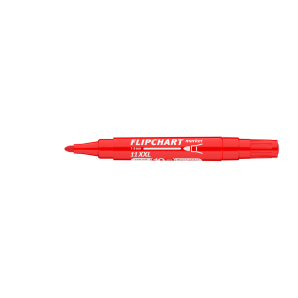 Flipchart marker vizbazisu 3mm kerek Artip 11XXL piros i211656