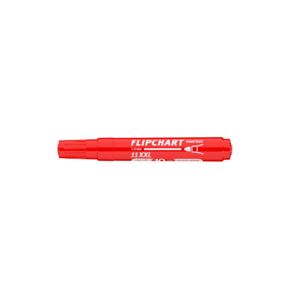 Flipchart marker vizbazisu 3mm kerek Artip 11XXL piros i211666