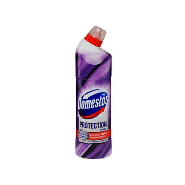 Folyekony fertotlenitoszer klormentes 700 ml Domestos Protection Sea Breeze Lavender i533690