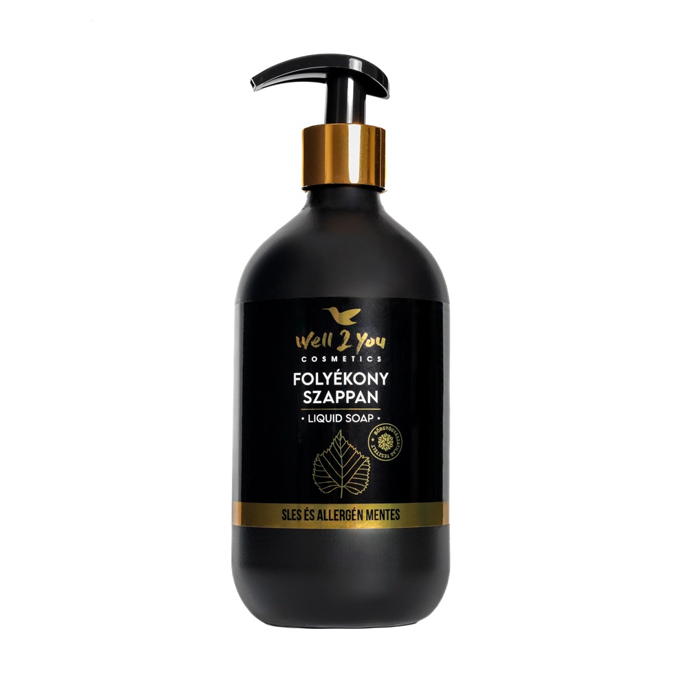 Folyékony szappan pumpás 500 ml allergén illatmentes WELL2you 2 Folyékony szappan pumpás 500 ml allergén illatmentes WELL2you - Image 2