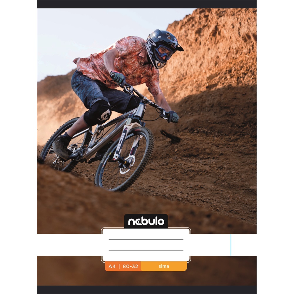 Füzet, A4, sima, 80-32, Xtreme minták, 12 db/csomag Nebulo 1 Füzet, A4, sima, 80-32, Xtreme minták, 12 db/csomag Nebulo