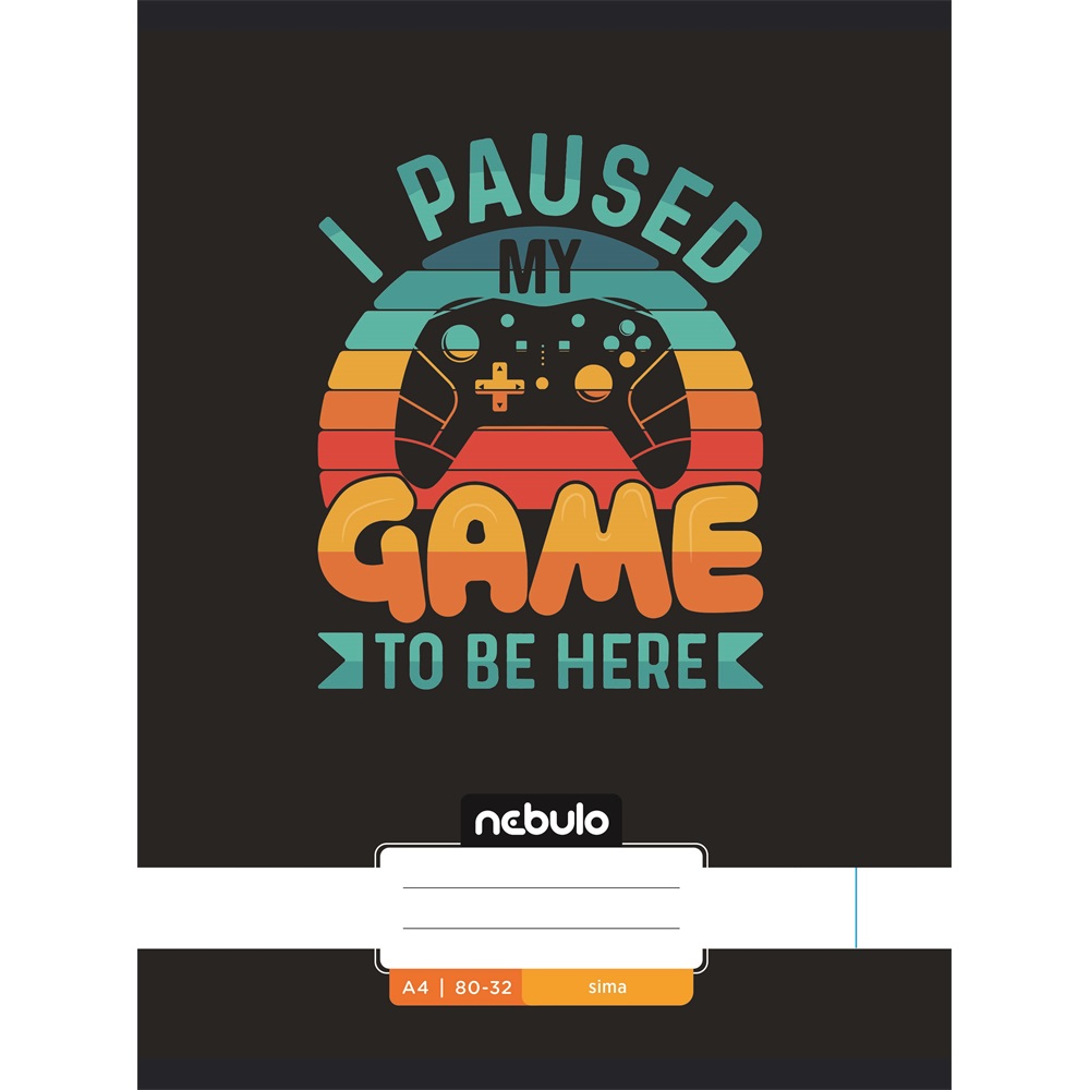 Füzet, A4, sima, 80-32, Xtreme minták, 12 db/csomag Nebulo 4 Füzet, A4, sima, 80-32, Xtreme minták, 12 db/csomag Nebulo - Image 4