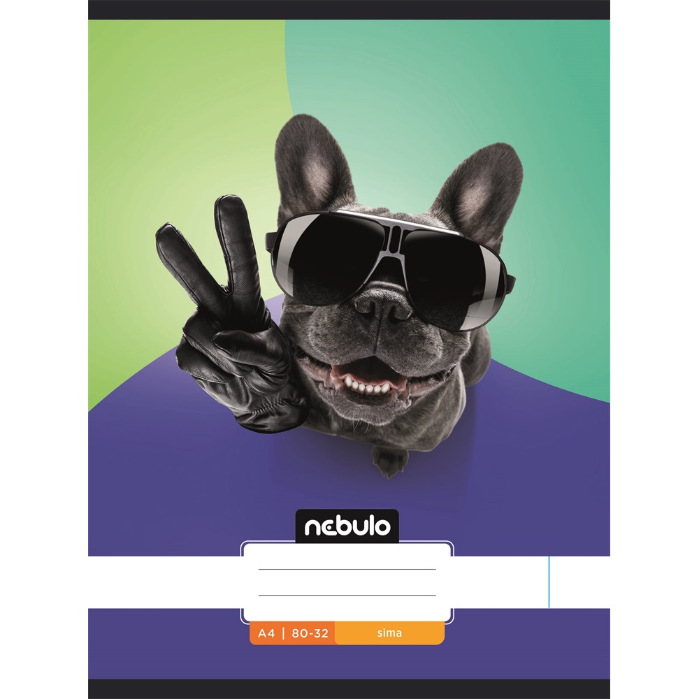 Füzet, A4, sima, 80-32, Xtreme minták, 12 db/csomag Nebulo 6 Füzet, A4, sima, 80-32, Xtreme minták, 12 db/csomag Nebulo - Image 6