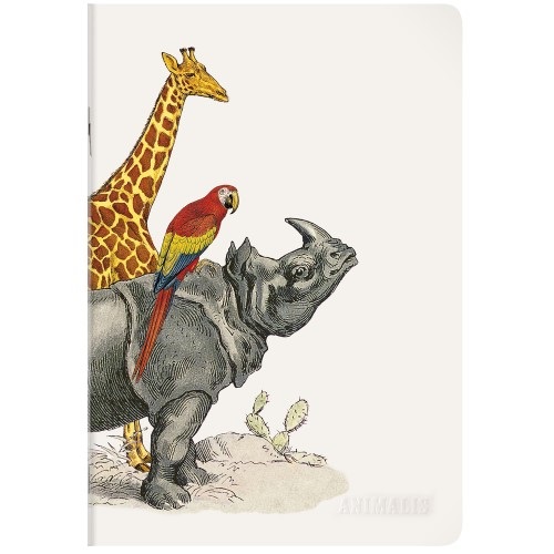 Füzet Clairefontaine Deyrolle Animalis A/4 48 lapos, vonalas, margós, puha fedeles, vegyes 1 Füzet Clairefontaine Deyrolle Animalis A/4 48 lapos, vonalas, margós, puha fedeles, vegyes