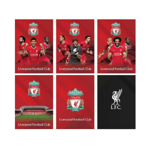 Füzet Liverpool A/4 vonalas, margós