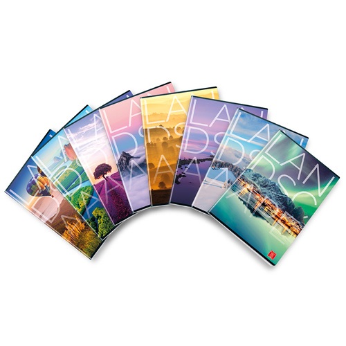 Füzet Pigna Landscape A/4 tűzött 42 lapos kockás 1 Füzet Pigna Landscape A/4 tűzött 42 lapos kockás