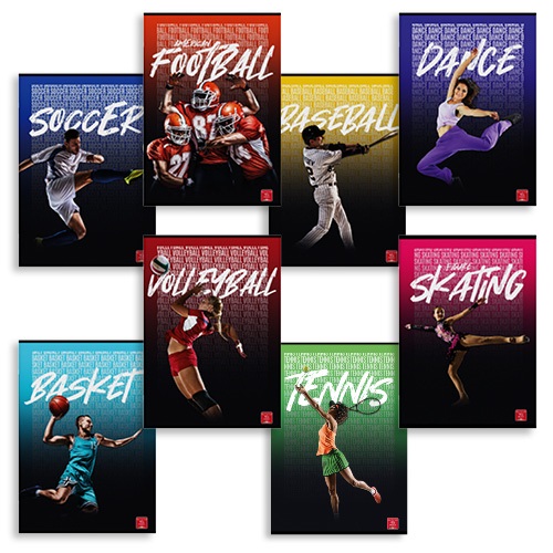 Füzet Pigna Sport A/4 tűzött 42 lapos kockás margós 1 Füzet Pigna Sport A/4 tűzött 42 lapos kockás margós