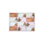 Füzetcímke  ZÁTONYI 12db-os többszínű 20 ív/csomag - Image 4