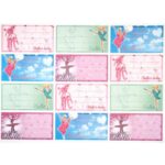 Füzetcímke  ZÁTONYI 12db-os többszínű 20 ív/csomag - Image 6