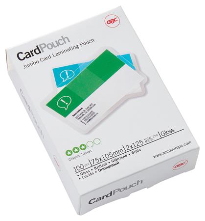 Meleglamináló fólia, 125 mikron, 75x105mm, GBC 1 GBC