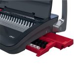 Spirálozógép, műanyag spirálkötéshez, manuális, 165 lap, GBC "CombBind CB12" - Image 4