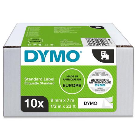 Feliratozógép szalag készlet, 9 mm x 7 m, DYMO "D1", fehér-fekete 1 DYMO