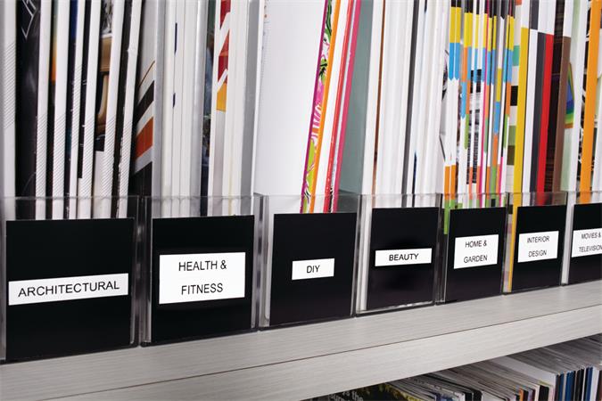 Feliratozógép szalag készlet, 9 mm x 7 m, DYMO "D1", fehér-fekete 3 Feliratozógéphez szalagok