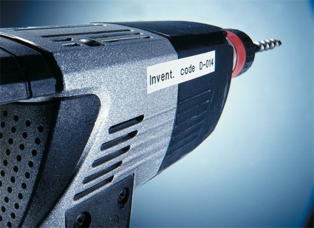 Feliratozógép szalag készlet, 19 mm x 7 m, DYMO "D1", fehér-fekete 3 Feliratozógéphez szalagok