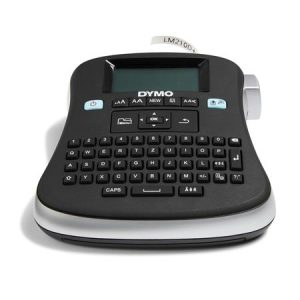 Elektromos feliratozógép, DYMO "LM 210D" készlet táskában