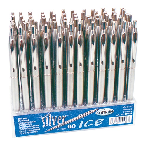 Golyóstoll Centrum Silver Ice 0,7 mm kék 2 Golyóstoll Centrum Silver Ice 0,7 mm kék - Image 2