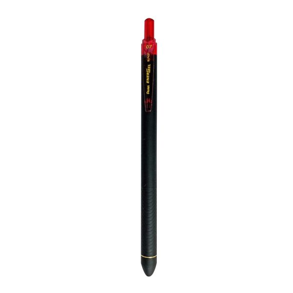 Golyostoll nyomogombos 035mm dokument toll BLP437 EnerGel Pentel irasszin piros i263317