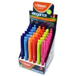 Golyóstoll nyomógombos 0,7mm Vinson Elegance 8055C vegyes test displ 36 db/display - Image 2