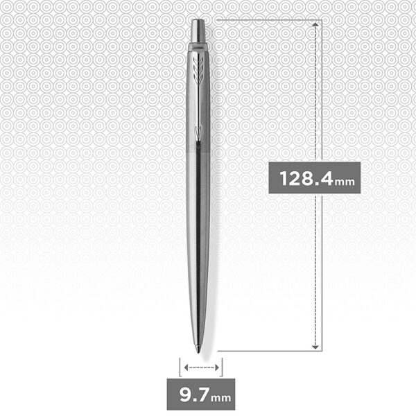 Golyostoll rozsdamentes acel test ezust klipsz 1953170 Parker Jotter irasszin kek i209191