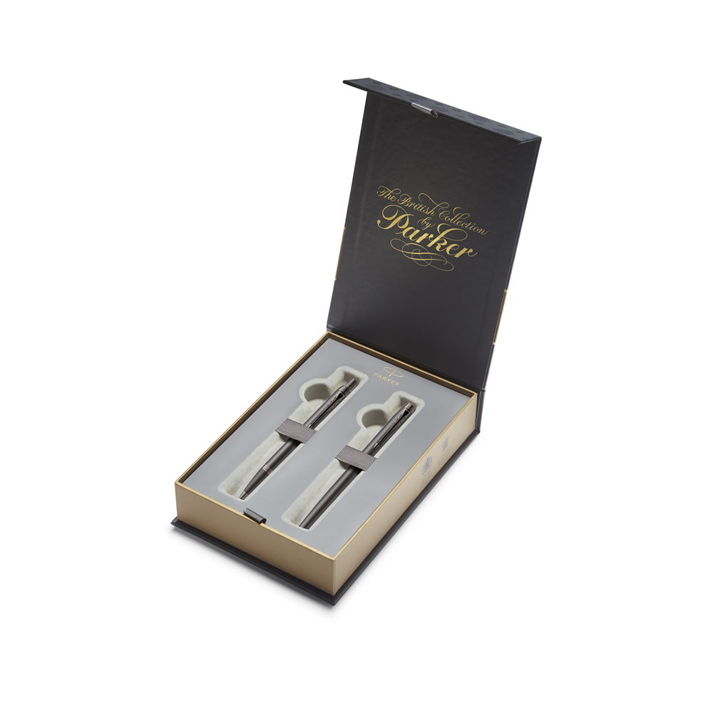 Golyóstoll+töltőtoll bronz test, fekete klipsz Parker Royal IM Monochrome 1 Golyóstoll+töltőtoll bronz test, fekete klipsz Parker Royal IM Monochrome