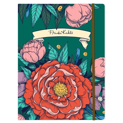 Gumis mappa Clairefontaine Frida Kahlo, 24x32cm 1 Gumis mappa Clairefontaine Frida Kahlo, 24x32cm