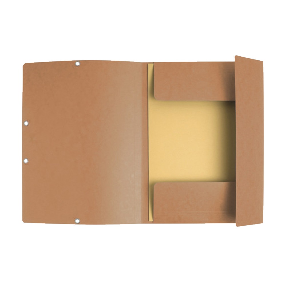 Gumis mappa karton prespán A/4 Exacompta barna 2 Gumis mappa karton prespán A/4 Exacompta barna - Image 2