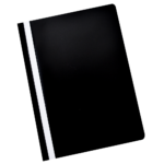Gyorsfűző műanyag A4, PP Fornax fekete
