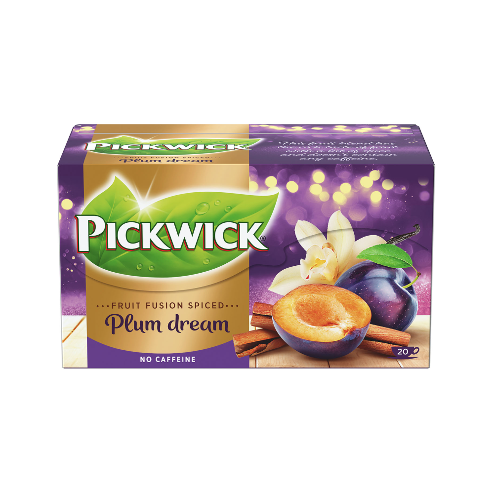 Gyümölcstea 20x2 g Pickwick szilva, vanília, fahéj 2 Gyümölcstea 20x2 g Pickwick szilva, vanília, fahéj - Image 2