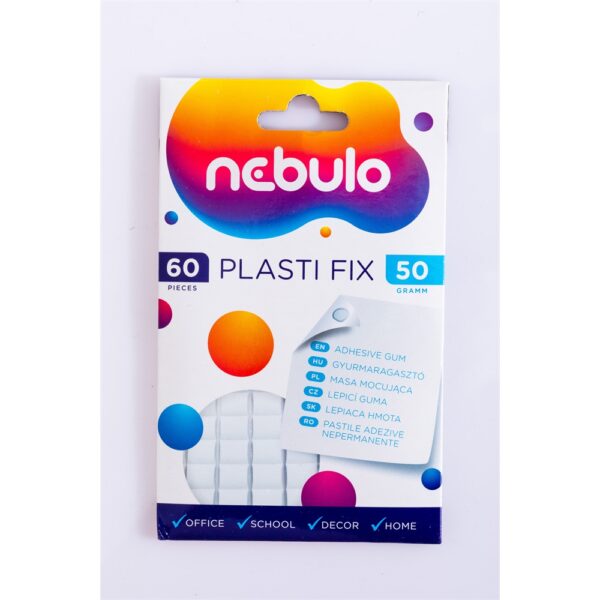 Gyurmaragaszto Plasti Fix 60 kocka 50 g NEBULO i53241