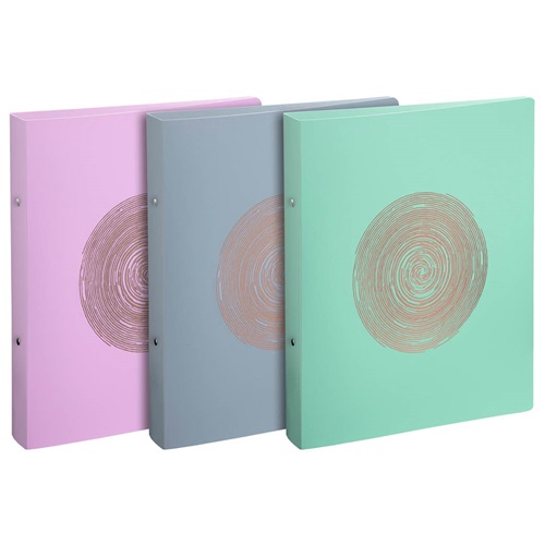 Gyűrűs könyv Exacompta Ellipse A/4 2 gyűrűs 40 mm gerinccel vegyes színek 1 Gyűrűs könyv Exacompta Ellipse A/4 2 gyűrűs 40 mm gerinccel vegyes színek