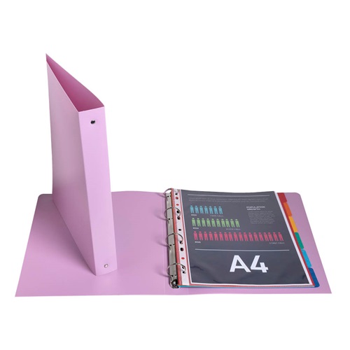 Gyűrűs könyv Exacompta Ellipse A/4 4 gyűrűs 40 mm gerinccel vegyes színek 6 Gyűrűs könyv Exacompta Ellipse A/4 4 gyűrűs 40 mm gerinccel vegyes színek - Image 6