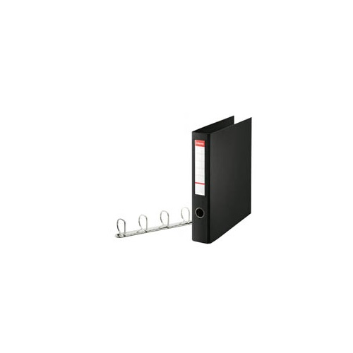 Gyűrűs könyv Esselte Jumbo A/4 4 D 4 gyűrűs 58 mm gerinccel fekete 82407 1 Gyűrűs könyv Esselte Jumbo A/4 4 D 4 gyűrűs 58 mm gerinccel fekete 82407