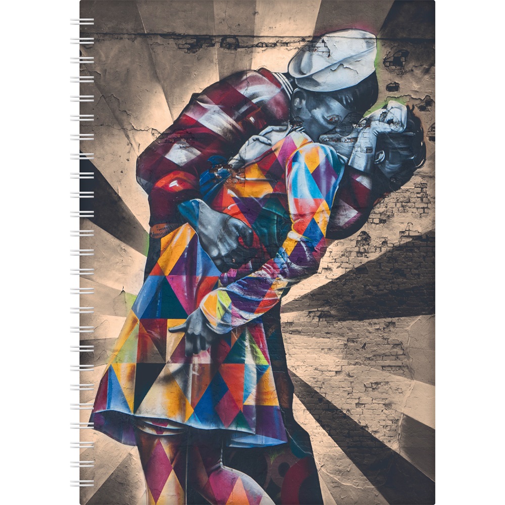 Határidőnapló InSpiral A5 heti, fehér lapokkal Graffiti Dayliner 2026. 1 Határidőnapló InSpiral A5 heti, fehér lapokkal Graffiti Dayliner 2026.