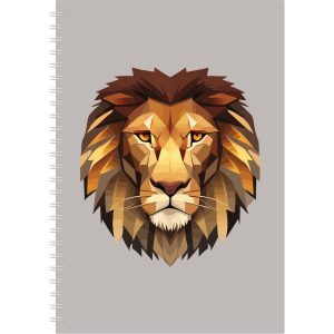 Határidőnapló InSpiral A5 heti, fehér lapokkal Lion Dayliner 2026.