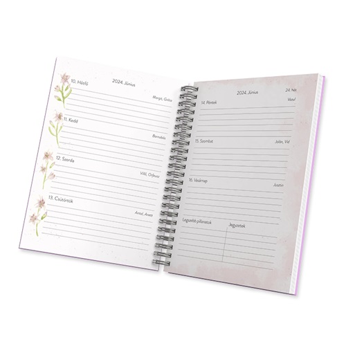 Határidőnapló Period A/5 heti önismereti lila 2026 3 Határidőnapló Period A/5 heti önismereti lila 2026 - Image 3