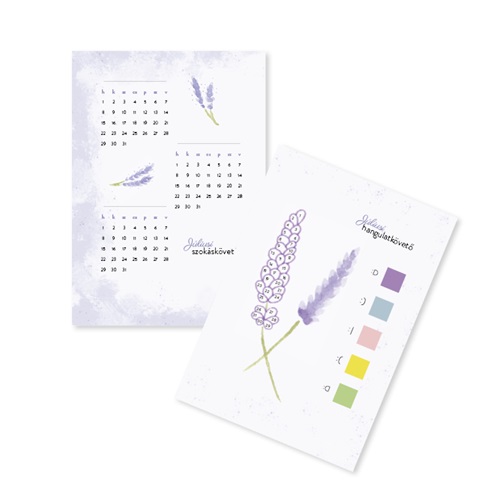 Határidőnapló Period A/5 heti önismereti lila 2026 2 Határidőnapló Period A/5 heti önismereti lila 2026 - Image 2