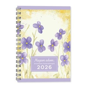 Határidőnapló Period A/5 heti önismereti lila 2026