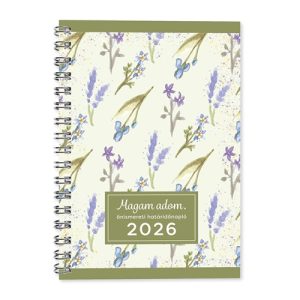 Határidőnapló Period A/5 heti önismereti zöld 2026