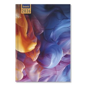 Határidőnapló Period Basic A/5 napi Galaxy papír 2026