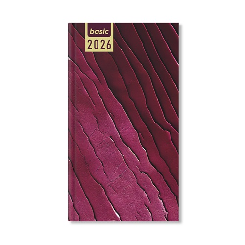 Határidőnapló Period Basic Zsebnaptár álló Purple papír 2026 1 Határidőnapló Period Basic Zsebnaptár álló Purple papír 2026