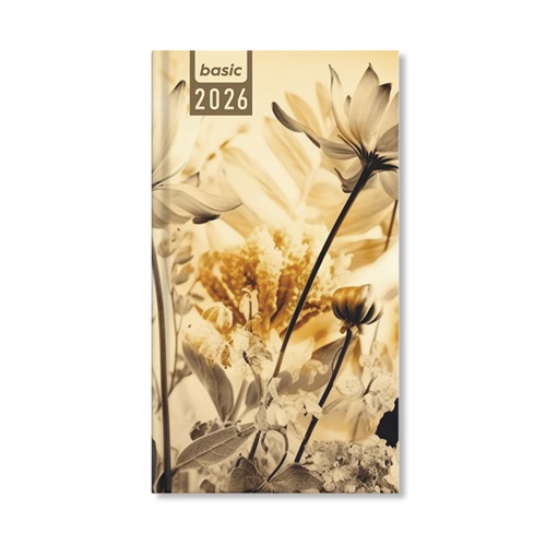 Határidőnapló Period Basic Zsebnaptár álló Wildflowers papír 2026 1 Határidőnapló Period Basic Zsebnaptár álló Wildflowers papír 2026