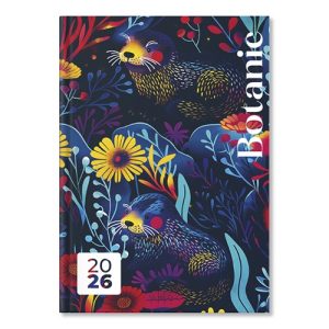 Határidőnapló Period Botanic B/6 heti Dark papír 2026