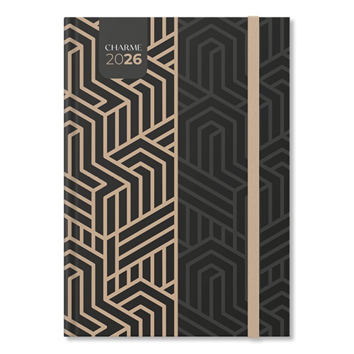 Határidőnapló Period Charme B/5 heti Gold papír 2026 1 Határidőnapló Period Charme B/5 heti Gold papír 2026