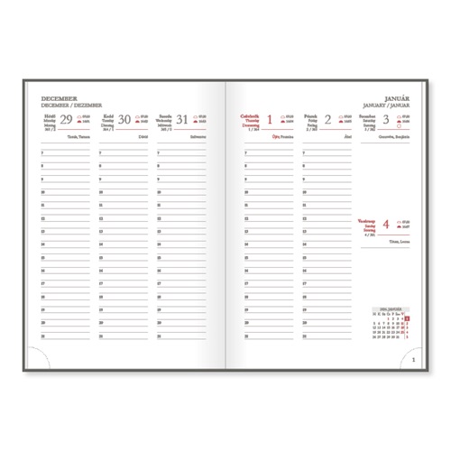 Határidőnapló Period DELUXE B/5 heti Elegant papír 2026 2 Határidőnapló Period DELUXE B/5 heti Elegant papír 2026 - Image 2