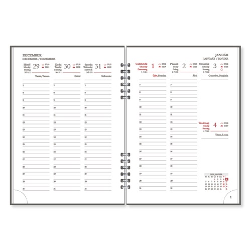 Határidőnapló Period ECO A/5 heti spirálos Ride 2026 2 Határidőnapló Period ECO A/5 heti spirálos Ride 2026 - Image 2