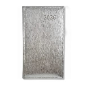 Határidőnapló Period Lamé Zsebnaptár álló körbev. Lamé ezüst 2026