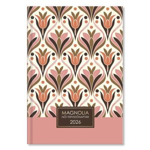 Határidőnapló Period Magnólia B/6 napi női tervező Retro 2026