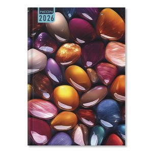 Határidőnapló Period Neon A/5 napi Pebbles papír 2026